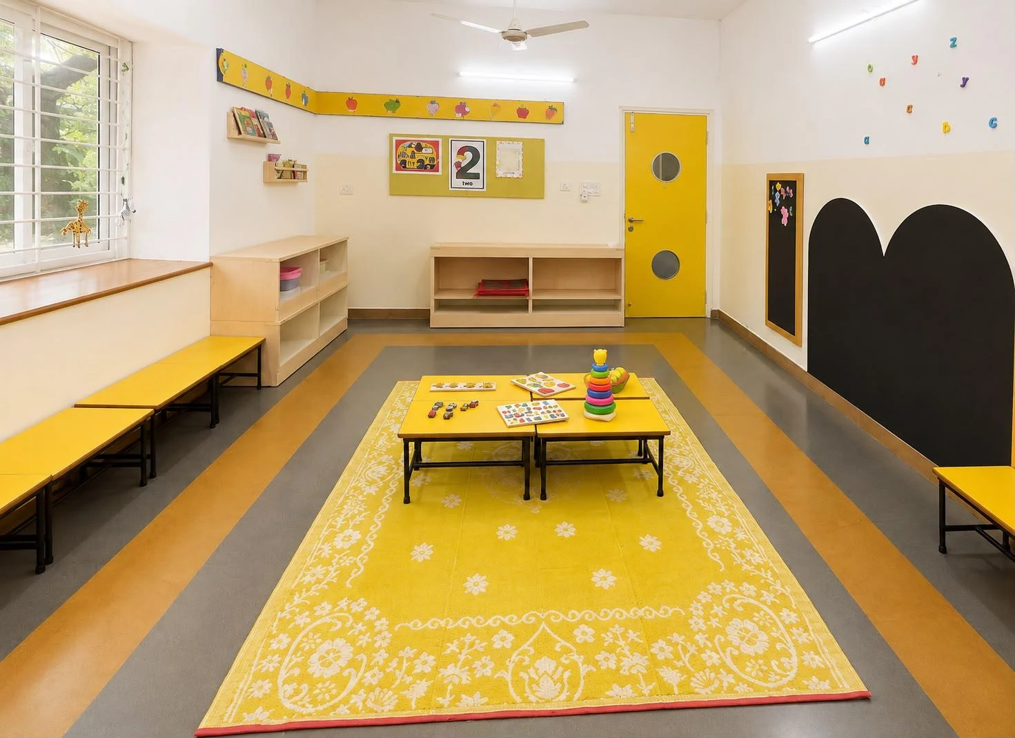 Sunshine Yellow Activity Classroom
