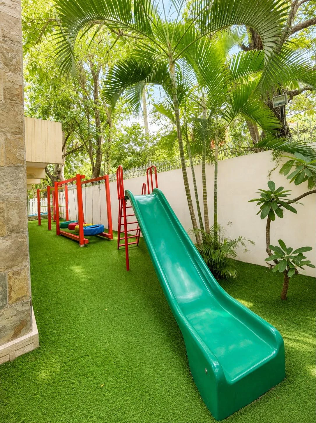 Junior Green Playground & Slide